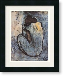 Picasso 'The Blue Nude (Seated Nude), 1902' Framed Print
