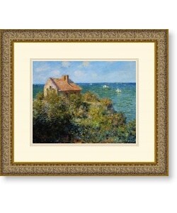 Claude Monet 'Fishermans Cottage' Framed Art Print