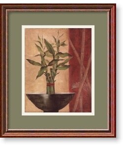 Eugene Tava 'Lucky Bamboo II' Framed Art Print