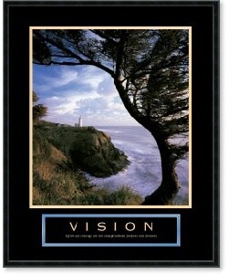 'Vision: Lighthouse' Framed Art Print