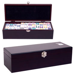 Double 15 Bones Domino Set