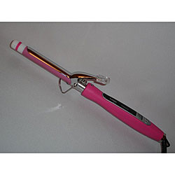 TurboIon Croc Soiid Ceramic 1-inch Pink Curling Iron 