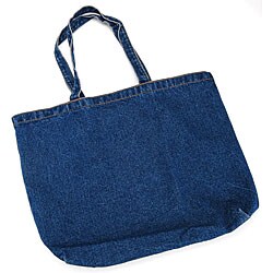 Totally You Large Denim Tote Bag