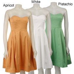 Calvin Klein Women's Strapless Sateen Sundress