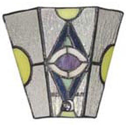 Tiffany-style Cresent Night Light