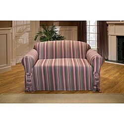Kent Stripe Loveseat Slipcover