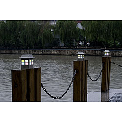 Stainless Steel Solar Outdoor Lantern
