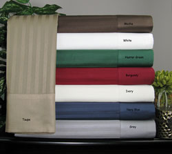 Egyptian Cotton 400 Thread Count Striped Sheet Set