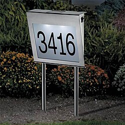 Stainless Steel Solar-powered House Number Light