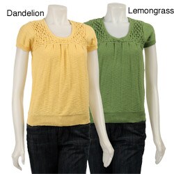 FINAL SALE Kersh Women's Short-sleeve Scoop-neck Shirt