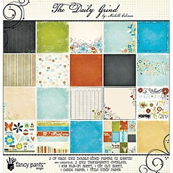 Fancy Pants Daily Grind 12x12-inch Paper Kit