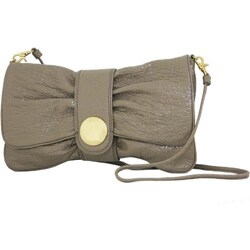 Franchi 'Sabine' Crinkle Clutch Bag