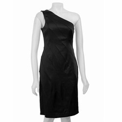 Calvin Klein Women's One-shoulder Satin Dress