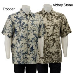 FINAL SALE Caribbean Joe Men's Linen 'Missing Link' Shirt