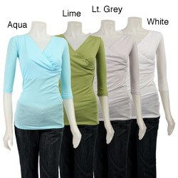 FINAL SALE Fickle Women's 3/4-sleeve Knit Top