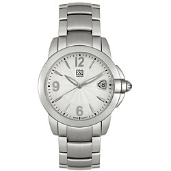 ESQ Men's Dorado Stainless Steel White Dial Watch