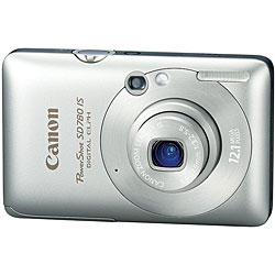 Canon PowerShot SD780IS 12.1MP Silver Digital Camera
