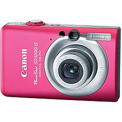 Canon PowerShot SD1200 IS 10MP Lt. Red Digital Camera