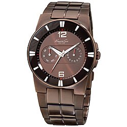 Kenneth Cole Men's Brown Ion-plated Bracelet Watch