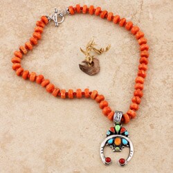 Sponge Coral with Naja Pendant (Native American)