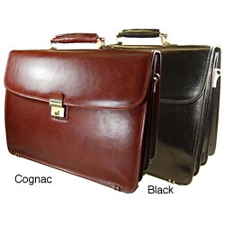 Torino Flap-over Triple-gusset Briefcase