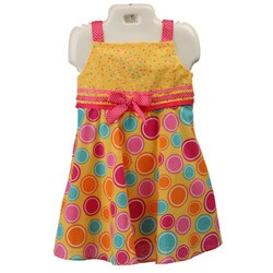 FINAL SALE Rare Editions Toddler Girl's Multi Dot Dress