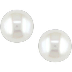 14k Yellow Gold Cultured Pearl Earrings (4-4.5 mm)