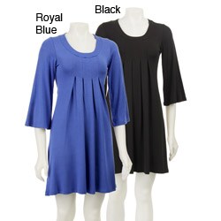 FINAL SALE Tammy Mars Women's 3/4-sleeve Pleated Dress