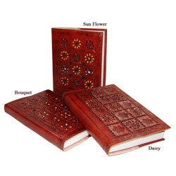 Fair Trade Cutwork Mirror Journal (India)