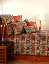 Sherry Kline Metro Terracotta 7-piece Comforter Set