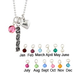 Charming Life Sterling Silver Graduation Charm Necklace