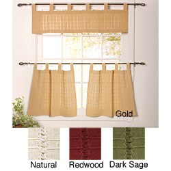 Magic Makeover Lexington 3-piece 13 inch Curtain and Valance Set