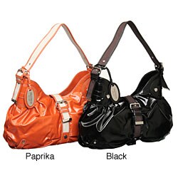 Maxximum Women's Italian Coated Twill Shoulder Bag 