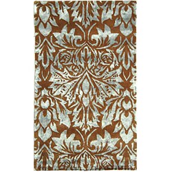 Jewel Brown/ Blue Rug (2'6 x 4'2)
