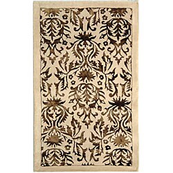 Luxury Beige/ Brown Rug (1'9 x 2'10)