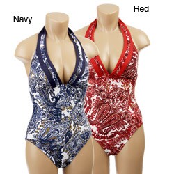 Anne Cole Women's 'The Vineyard' Toile 1-piece Swimsuit