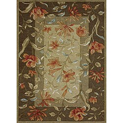 Beige/ Brown Rug (2' x 3')