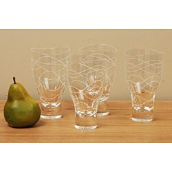 Nambe Motus 4-piece Highball Glass Set