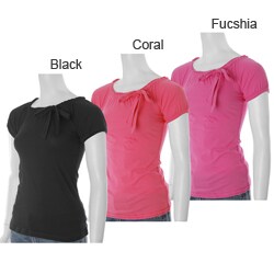 Vine Brand Junior's Side Tie Shirt