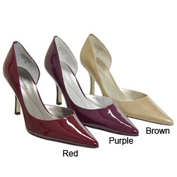 Anne Klein Patent Leather Pointed-toe Stilettos