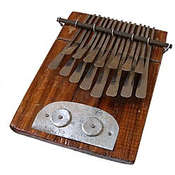 Recycled 15-key Mbira Instrument (Zimbabwe)