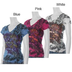 Everyday Brand Junior's Short-sleeve Embellished Top