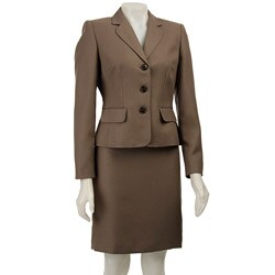 Anne Klein Women's Button-detail Skirt Suit