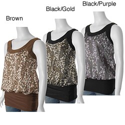 Aggie Junior's Floral Print Sleevless Tunic