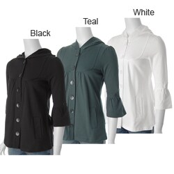 High Sierra Junior's French Terry Button-front Hoodie