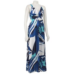 Essentials by A.B.S Women's Smocked Maxi Dress