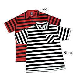Lucky 13 Men's Striped Pogo Polo Shirt