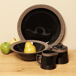 Sango Rustic Charcoal 5-piece Completer Dinnerware Set