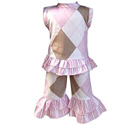AnnLoren American Girl Doll Argyle Outfit