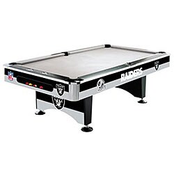 Oakland Raiders Pool Table with Free Installation